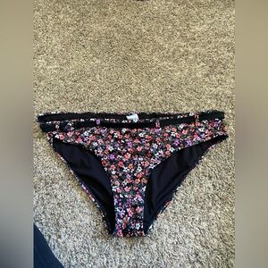 Floral bathing suit bottoms